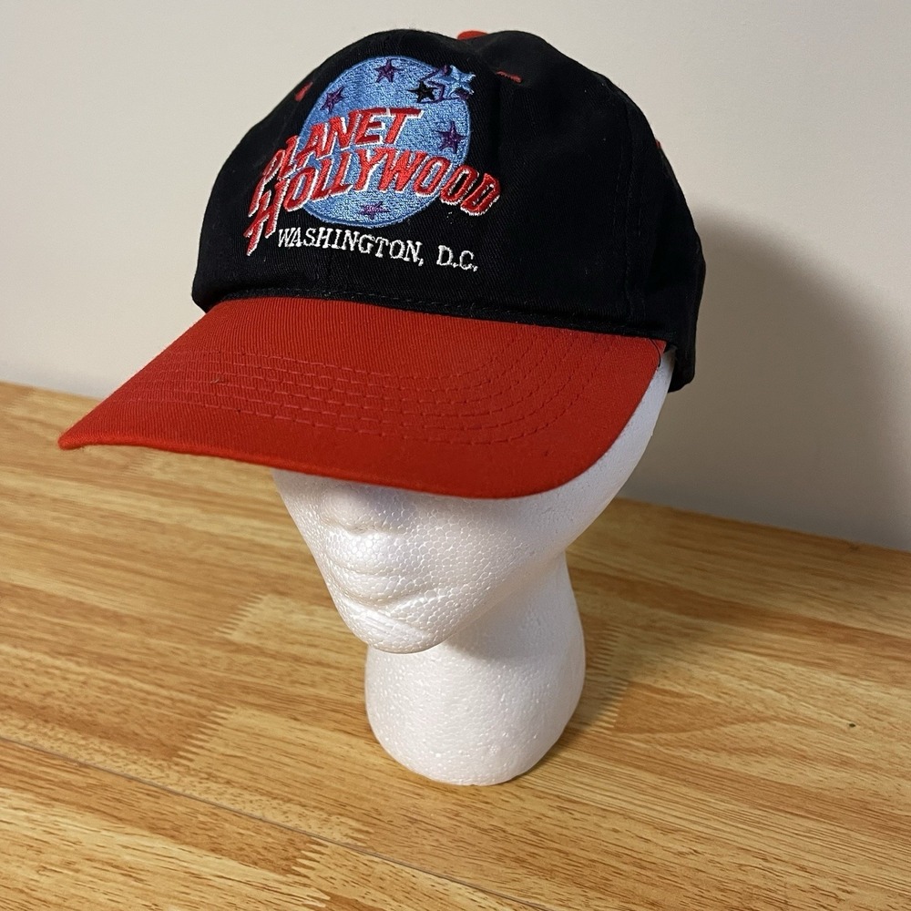 VTG 90s Planet Washington DC Baseball Snapback Cap Made In USA